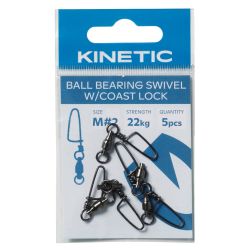 Kinetic Ball Bearing Swivel W/Coast Lock