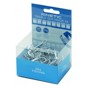 Kinetic Treble Sea Hook 3X Perma Steel
