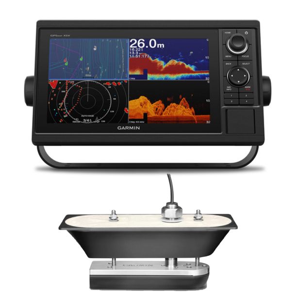 Garmin kortplotter GPSMAP 1022xsv m. GT51M-TH Transducer