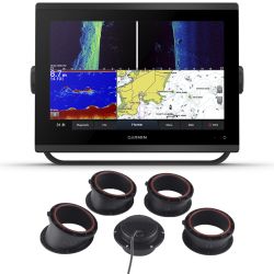 Garmin kortplotter GPSMAP 1223xsv m. GT15M-IH Transducer