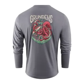 Grund�ns Octo-Trout LS Tech Tee