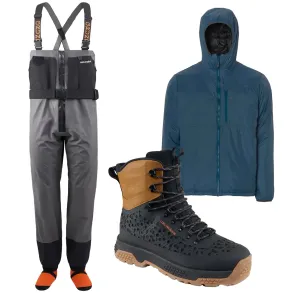 Grund&eacute;ns Vector Zip Waders Combo