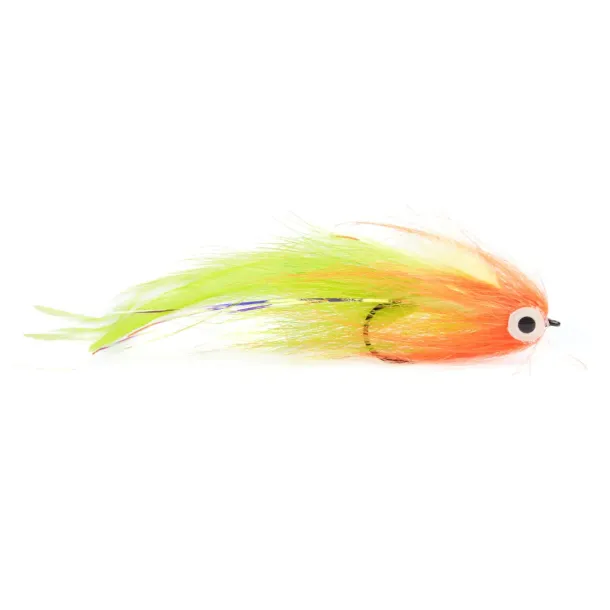 Fly-Dressing Bauer&acute;s Pike Deveiver  Red &amp; Chartreuse  Red &amp; Chartreuse 
