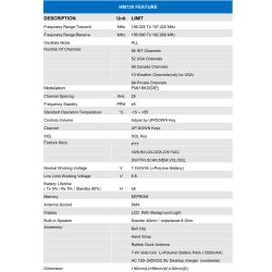 Himunication HM130 Brbar VHF radio