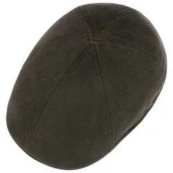 Stetson Herringbone Duck Flat Cap