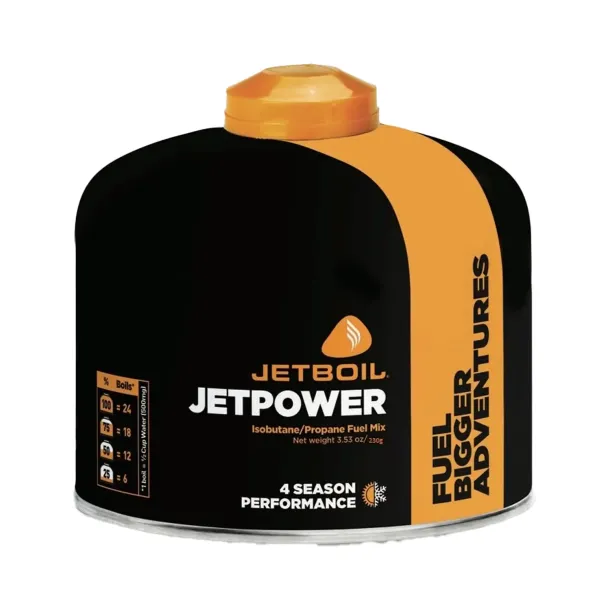 Jetboil Jetpower Fuel Gasd�se med skruegevind 230 g