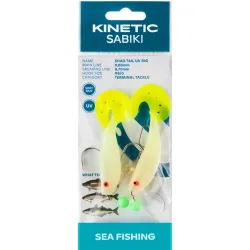 Kinetic Sabiki Shad Tail UV Rig