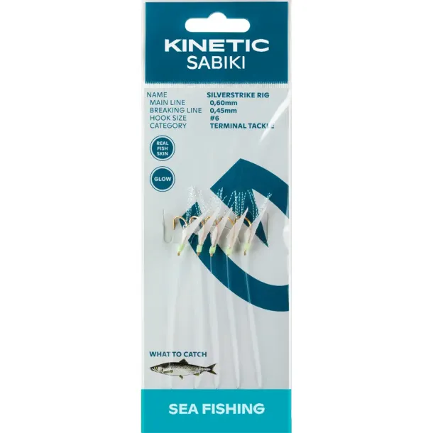 Kinetic sabiki Silverstrike Rig St. 6 St. 6