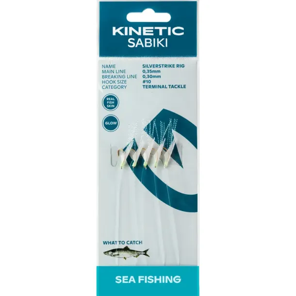 Kinetic sabiki Silverstrike Tobis Rig st. 10 st. 10