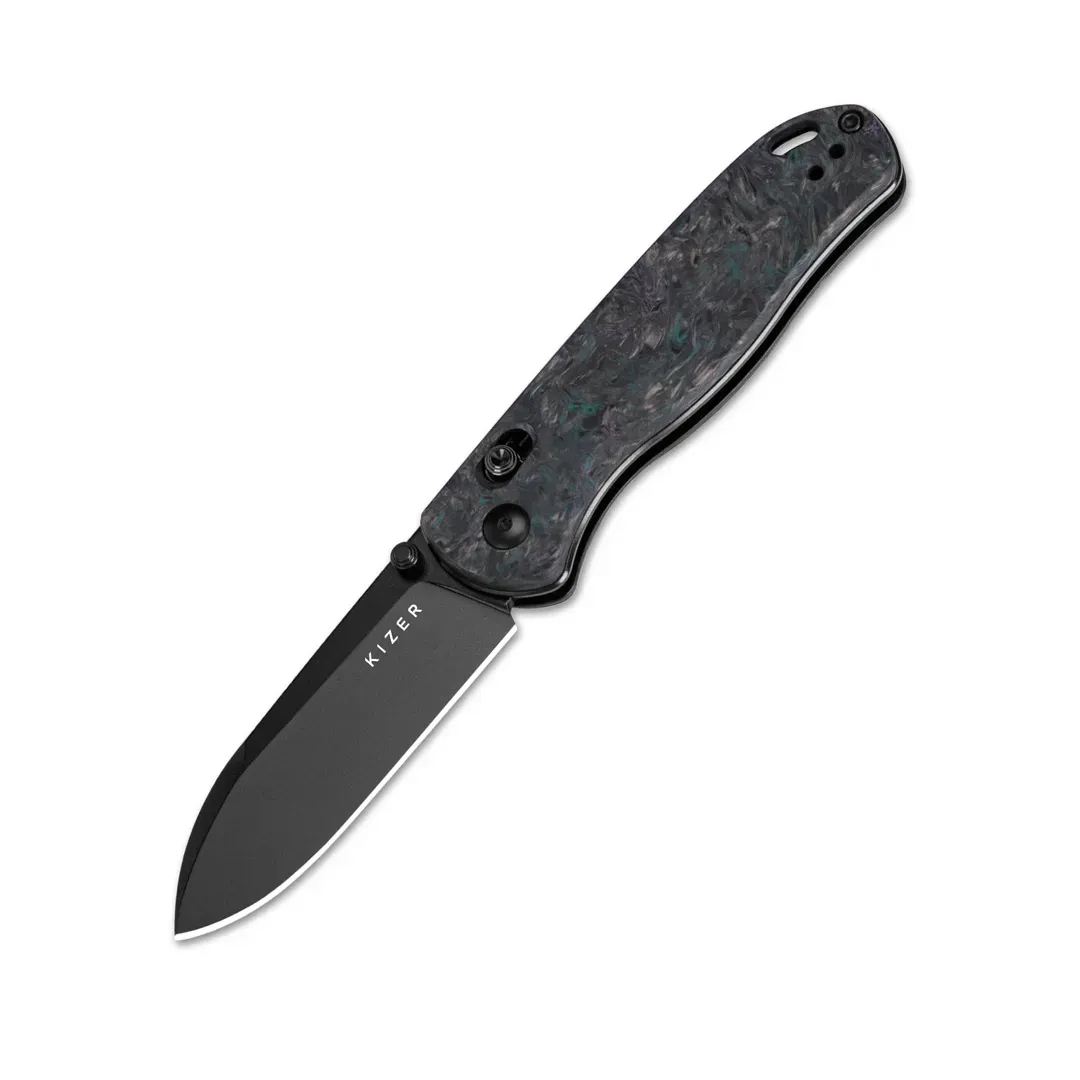Kizer Drop Bear S35VN Fatcarbon Medusa | Premium foldekniv