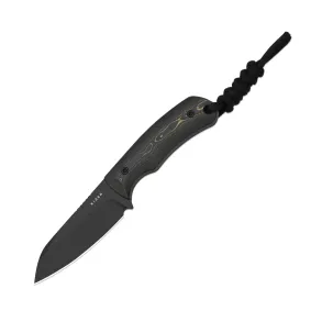 Kizer Field Mouse | CPM 3V | FatCarbon Camo Gold | Fixed Blade