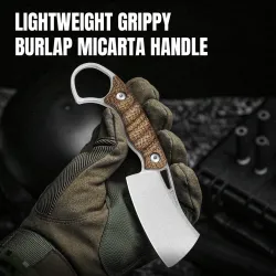 Kizer Little Rhino | AEB-L | Burlap Micarta