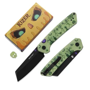 Kizer | Madrac | 14C28N | GID G10 Handle | Halloween Special Edition