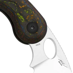 Kizer Microbe | Button Liner Lock | M390 | Camo Carbon 80's | 2742A1