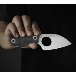 Kizer Nightjar | AUS-10 Steel | Sheepfoot Fixed Blade | Aluminum