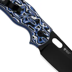 Kizer Sheepdog C01C 2.9 BS | Kizer Button Liner Lock | Nitro-V | vortex pattern micarta | PVD Coating