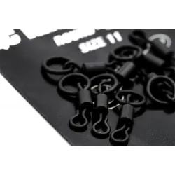 Korda QC Round Ring Swivel St. 11 8 stk.