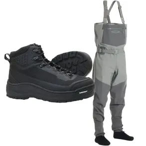 Vision Koski Grey + Musta Hiker Waders S�t