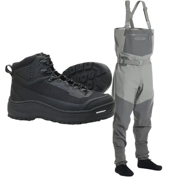 Vision Koski Grey + Musta Hiker Waders S�t
