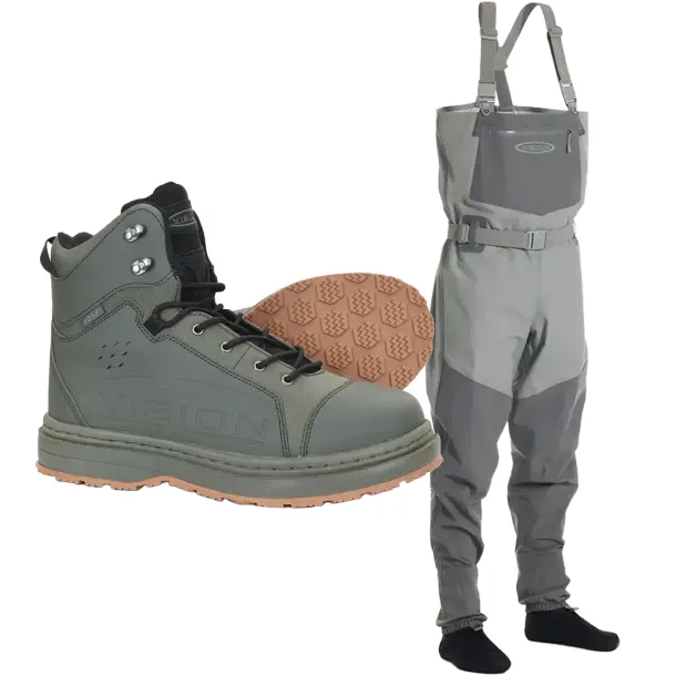 Vision Koski Grey �ndbare Waders S�t