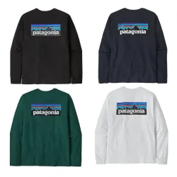 Patagonia Men's Long-Sleeved P-6 Logo Responsibili-Tee