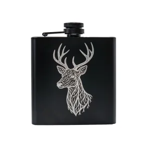 Lommel�rke 177 ML Sort Med Hjorte Motiv