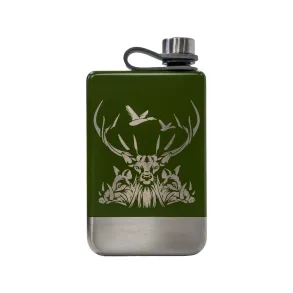 Lommel�rke 237 ML Oliven/S�lv Med Hjort Og Svin Motiv