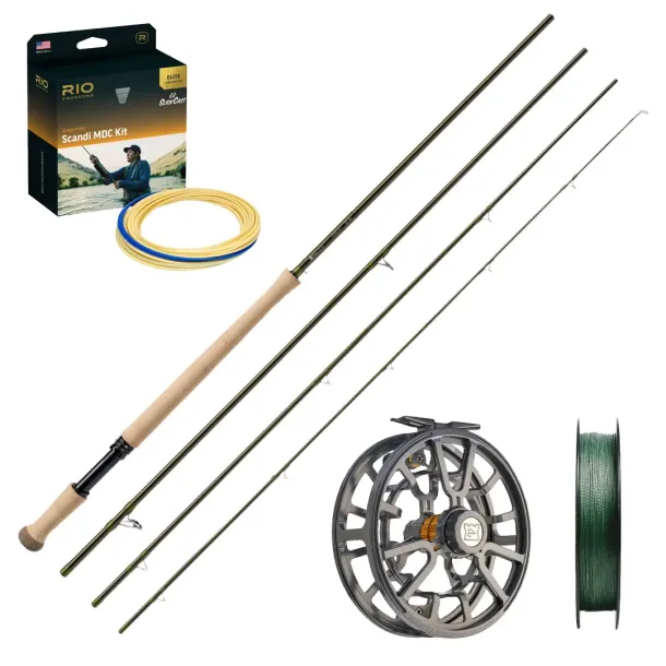 Laks Elv Flue S�t Gold