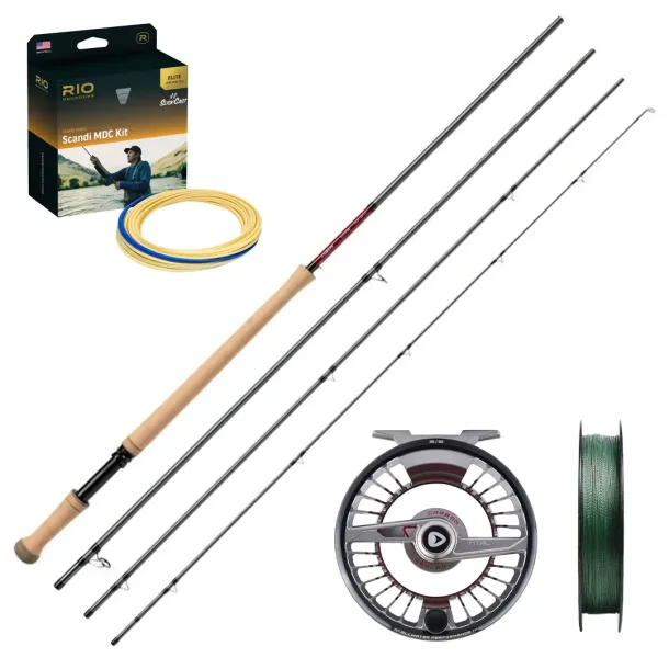 Laks Elv Flue S�t Silver