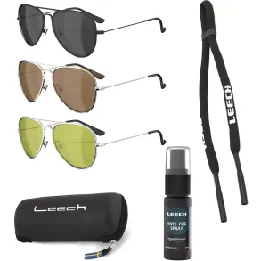 Leech ATW1 Polaroid Solbrille Pakke