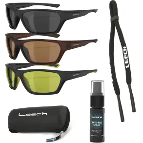 Leech ATW2 Polaroid Solbrille Pakke