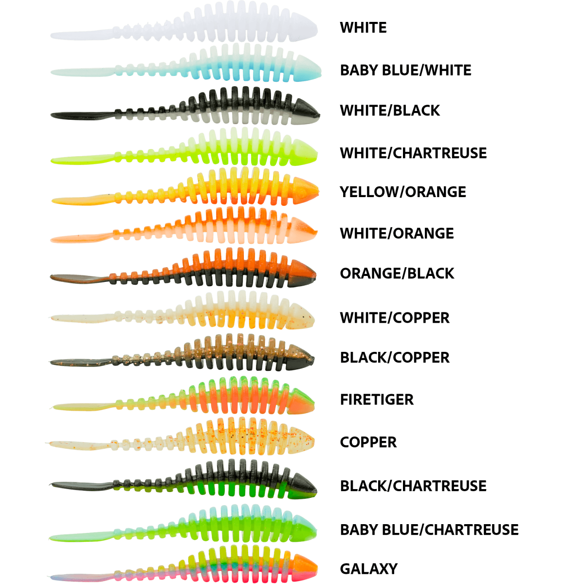 Troutbite V2 Lucky Leech Shads/Jigs EFFEKTLAGERET ApS