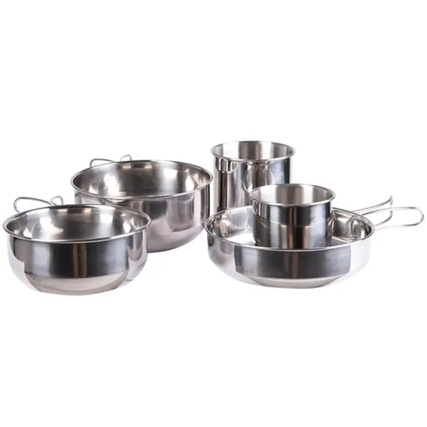 Mil-Tec Kogest i Rustfrit stl 5-Dele