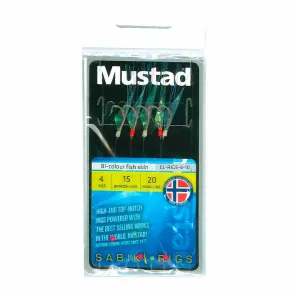 Mustad Sabiki Bi-Colour Fish Skin