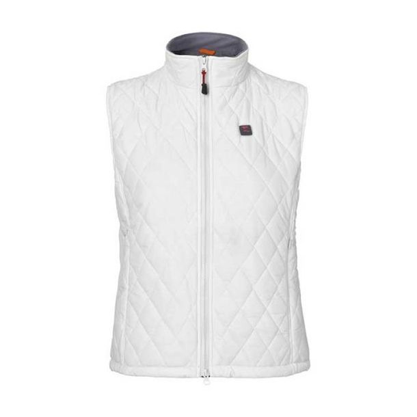 Nordic Heat Dame Vest - Hvid quiltet
