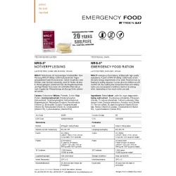 NRG-5 Emergency Food Ration 500g