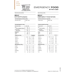NRG-5 Emergency Food Ration 500g