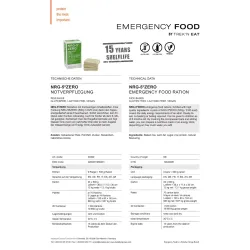 NRG-5 Zero Emergency Food Ration 500g