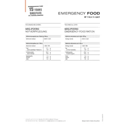 NRG-5 Zero Emergency Food Ration 500g