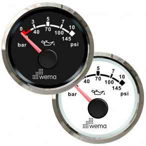 Wema NMEA2000 Olietryk Instrument