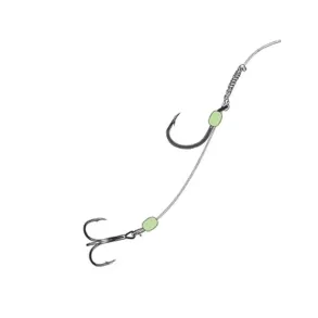 Owner Boa Adjustable Treple Trap Rig With Glow