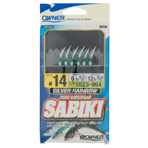 Owner Fish Catchers Sabiki Silver Rainbow