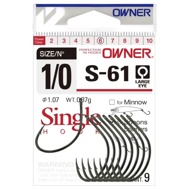 Owner S-61 spoon single hook