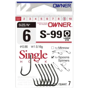 Owner S-99 Spoon Single Hook