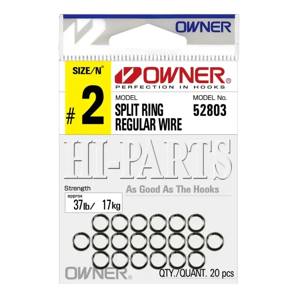 Owner Split ring Regular Wire #1 (20stk.) #1 (20stk.)