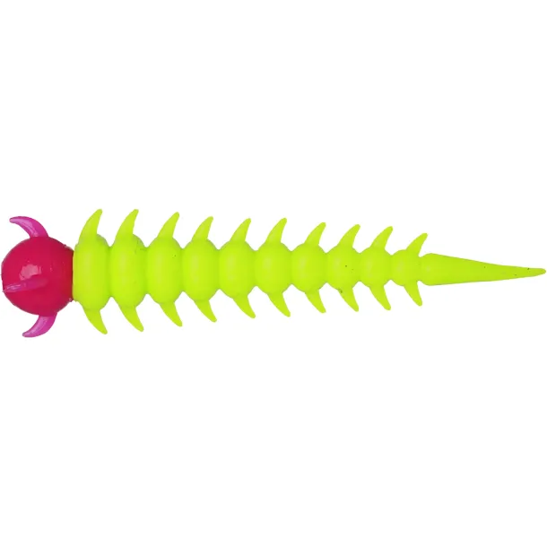 Westin Greedy Worm Banana Chartreuse/Pink Banana Chartreuse/Pink