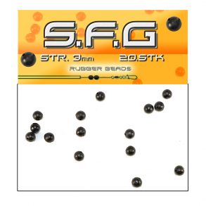 SFG Gummi Perler Sort