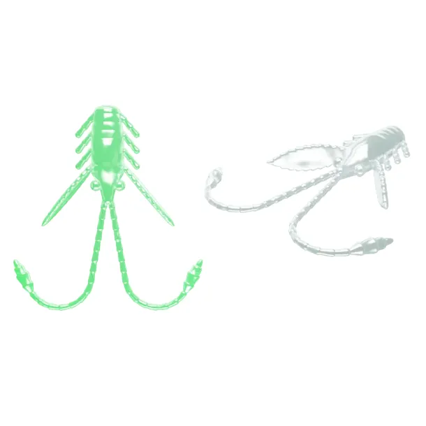 Libra Lures Pro Nymph 18 Cheese Glow UV Green Glow UV Green