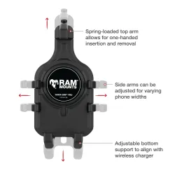 RAM Quick-Grip Pro Telefon Holder Med Kugle