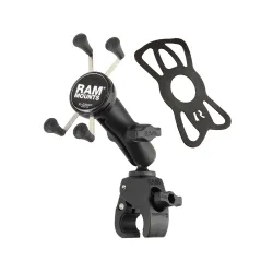 RAM X-Grip Phone Mount with RAM Tough-Claw Small Clamp Base - Medium